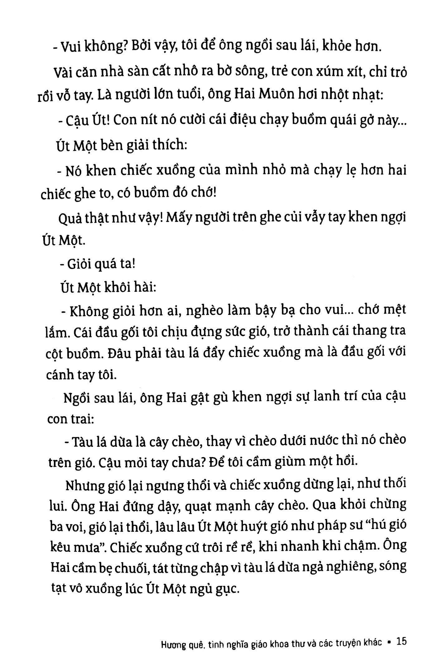 Hương Quê, Tình Nghĩa Giáo Khoa Thư & Các Truyện Khác