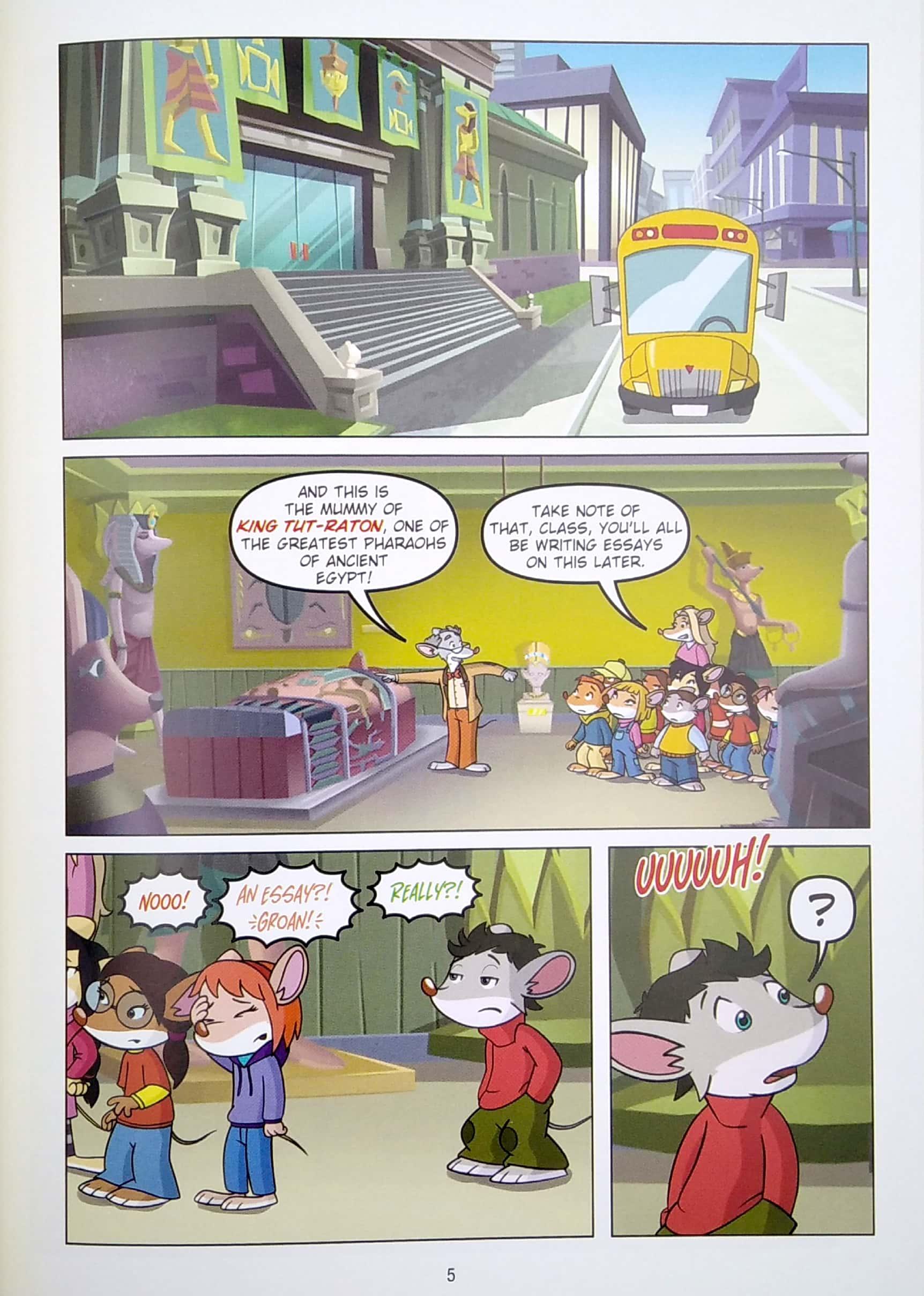 Geronimo Stilton Reporter #4: The Mummy With No Name