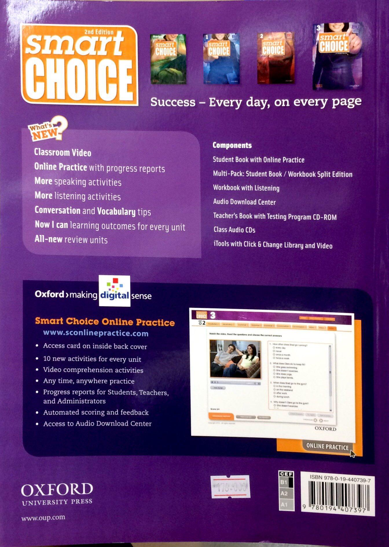 Smart Choice (2 Ed.) 3: Student Book With Online Practice