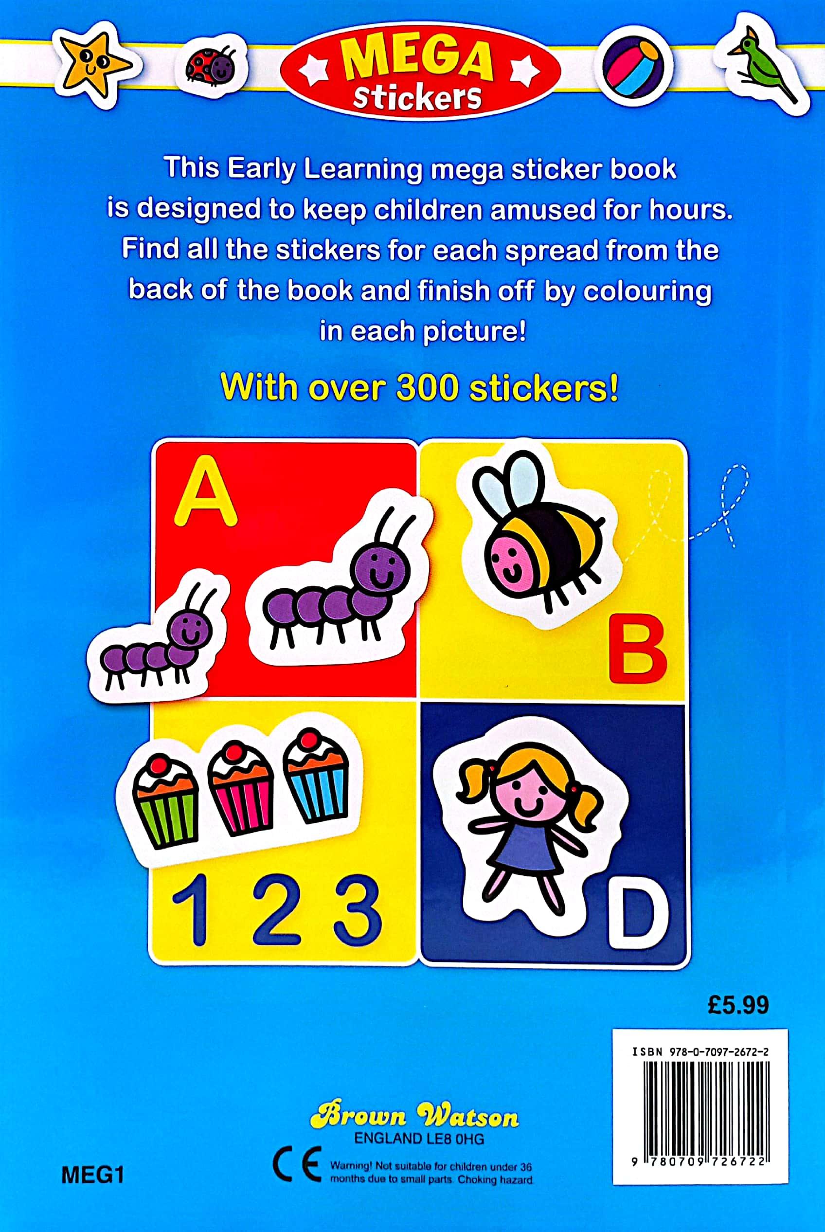 Mega Stickers: Early Learning