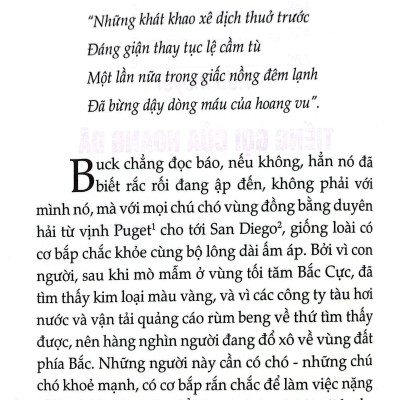Tiếng Gọi Của Hoang Dã - Bìa Cứng