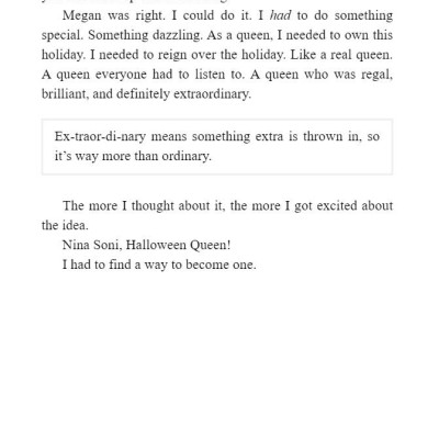 Nina Soni, Halloween Queen