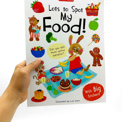 Lots To Spot Sticker Book: My Food!