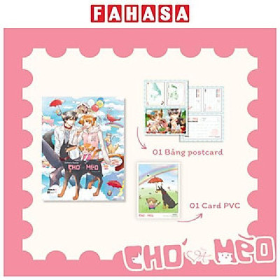 Sách - Chó Và Mèo - Tặng Kèm Card PVC + Bảng Postcard Hai Mặt