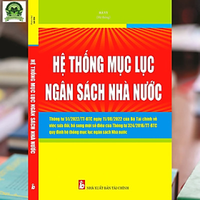 Hệ Thống Mục Lục Ngân Sách Nhà Nước