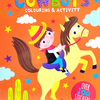 Dress Me Up: Cowboys - Colouring & Activity