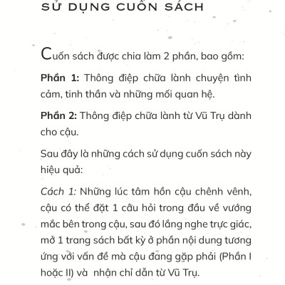 Sách Lời Chỉ Dẫn Của Vũ Trụ - Để Vũ Trụ Cùng Bạn Quyết Định - Chiu Healing