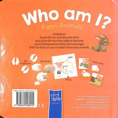 Who Am I? Touch & Feel Flap Book: Farm Animals