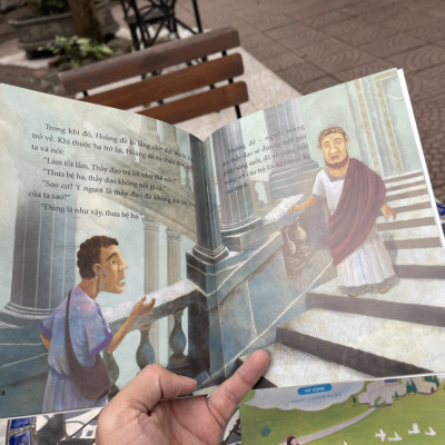 (Nhật ký nuôi dạy tâm hồn từ Kinh cổ Do Thái) HOÀNG ĐẾ LA MÃ VÀ THẦY ĐẠO (Tin tưởng) - Kyowon – Lã Thị Hà Thu dịch – Bizbooks – NXB Hồng Đức (Bìa mềm)