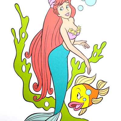 Princess Copy Colour: Little Mermaid
