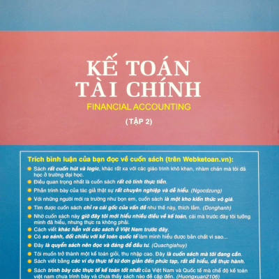 Kế Toán Tài Chính - Financial Accounting (Tập 2)