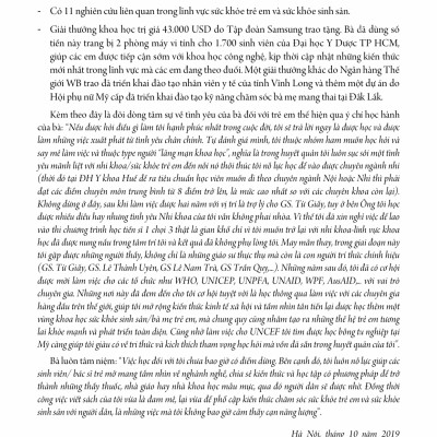 Chăm sóc sức khỏe trẻ em toàn diện: GIÚP TRẺ EM PHÁT TRIỂN TỐI ƯU- hiện đại kết hợp truyền thống