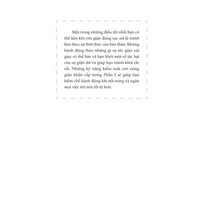 Sách - Cơn giận và cái giá phải trả: Công cụ kiểm soát cảm xúc và giữ bình tĩnh