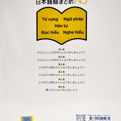 Luyện Thi Năng Lực Nhật Ngữ N5 : Hán Tự , Từ Vựng , Ngữ Pháp , Đọc Hiểu , Nghe Hiểu