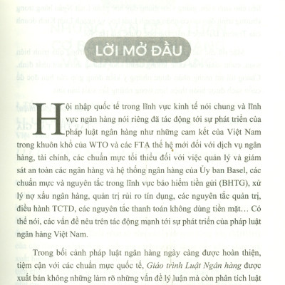 Giáo Trình Luật Ngân Hàng