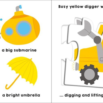 Puzzle And Play: Color Bus: A Press-Out Puzzle Book!