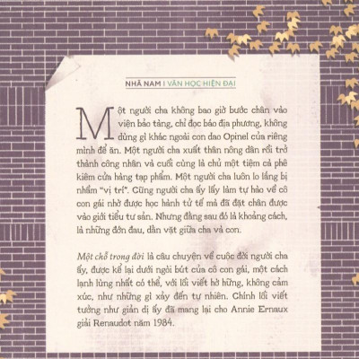 Sách - Một chỗ trong đời (TB 2022) (Nhã Nam HCM)