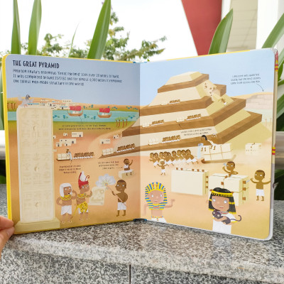 Sách tương tác lật mở cho bé 6+ Ancient Egyptians (IT)