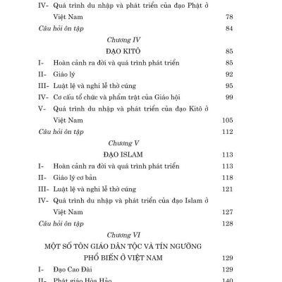 Giáo trình tôn giáo (bản in 2024)