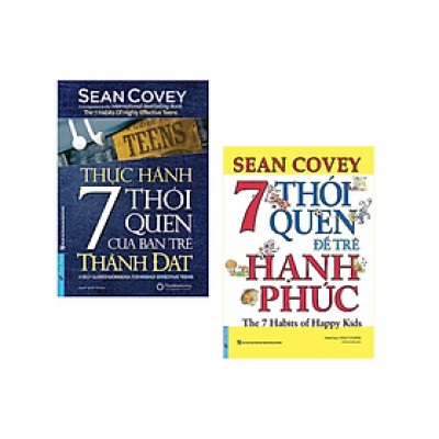 Combo 2Q: Thực Hành 7 Thói Quen Của Bạn Trẻ Thành Đạt + 7 Thói Quen Để Trẻ Hạnh Phúc (Song Ngữ)