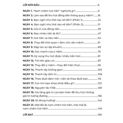 Sách - Tiền đẻ ra tiền, 5 ngôn ngữ tiền bạc, nam châm tài chính - 21 ngày thu hút thịnh vượng