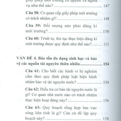 Hướng Dẫn Ôn Tập Luật Môi Trường - Dùng Cho Hệ Đào Tạo Cử Nhân Và Thạc Sĩ Các Chuyên Ngành Thuộc Lĩnh Vực Khoa Học Pháp Lý 