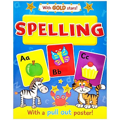 Spelling With Gold Stars And Pull Out Poster