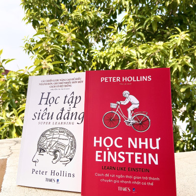 Sách - Học Như EINSTEIN- Cách để rút ngắn thời gian trở thành chuyên gia nhanh nhất có thể -Peter Hollins- TIMES