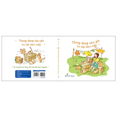 Thong Dong Như Gió - Tự Tại Như Mây (Sách tô màu)