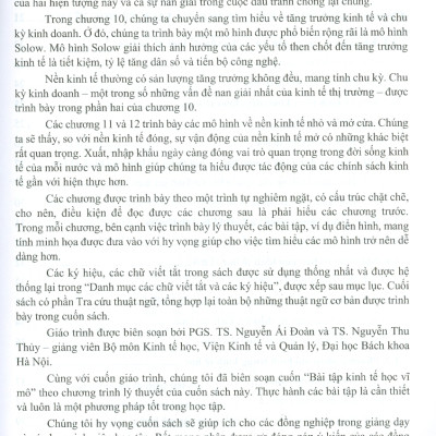 Giáo Trình Kinh Tế Học Vĩ Mô - PGS.TS. Nguyễn Ái Đoàn, TS. Nguyễn Thị Thu Thủy (Đồng chủ biên)