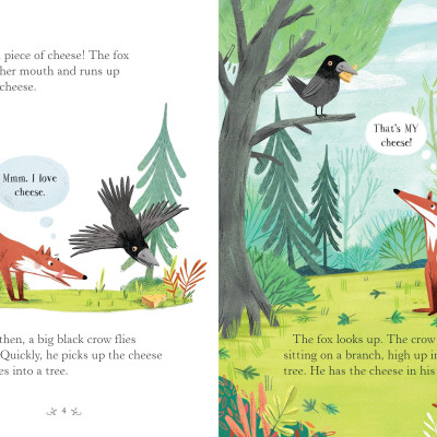 Usborne English Readers Starter Level: The Fox And The Crow