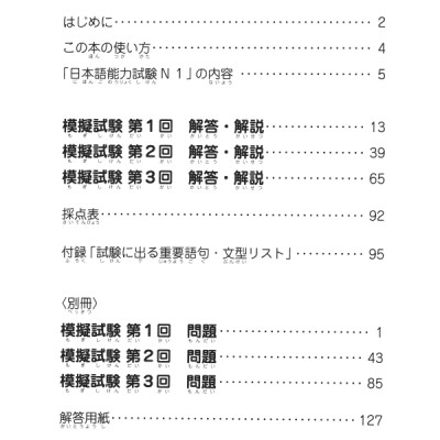 日本語能力試験 完全模試 N1 - Japanese Language Proficiency Test N1 - Complete Mock Exams