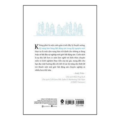 Kỹ Năng Bán Hàng Bất Động Sản Trong Kỷ Nguyên Mới - Bản Quyền