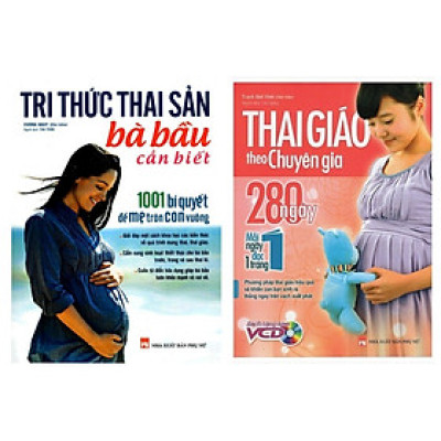 Combo Sách Về Kiến Thức Mang Thai: Tri Thức Cho Một Thai Kì Khoẻ Mạnh + Thai Giáo Theo Chuyên Gia