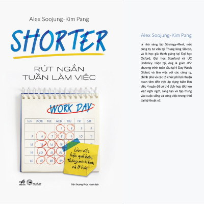Sách - Shorter - Rút ngắn tuần làm việc (Alex Soojung) (Kim Pang) (Nhã Nam Official)