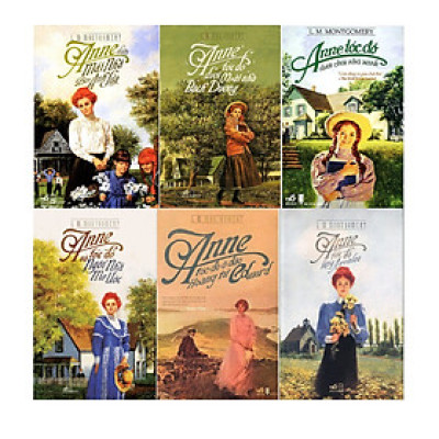 Combo Anne Tóc Đỏ Dưới Mái Nhà Bạch Dương (Tái Bản 2019) + Anne Tóc Đỏ Dưới Chái Nhà Xanh (Tái Bản 2017) + Anne Dưới Mái Nhà Bên Ánh Lửa (Tái Bản) +  Anne Tóc Đỏ và Ngôi Nhà Mơ Ước ( Tái Bản ) + Anne Tóc Đỏ Làng Avonlea (Tái Bản) + Anne Tóc Đỏ Ở Đảo Hoàng