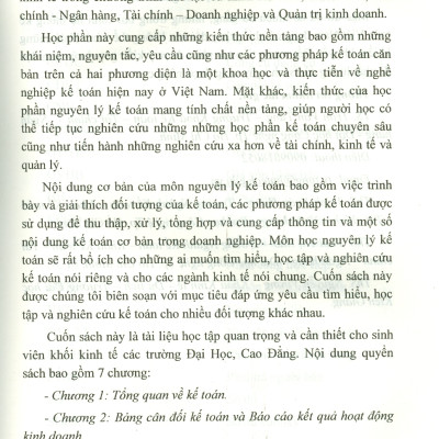 Nguyên Lý Kế Toán