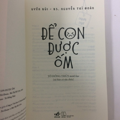 ĐỂ CON ĐƯỢC ỐM