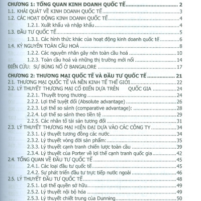 Giáo Trình Cao Học Quản Trị Kinh Doanh Quốc Tế - GS.TS. Hà Nam Khánh Giao