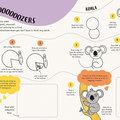 Sách tô vẽ tiếng Anh: The Unworry Drawing Book