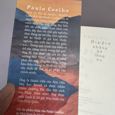 HIPPIE - NHỮNG KẺ LÃNG DU – Paulo Coelho – Trần Hải Đức dịch – Nhã Nam - NXB Hội Nhà Văn