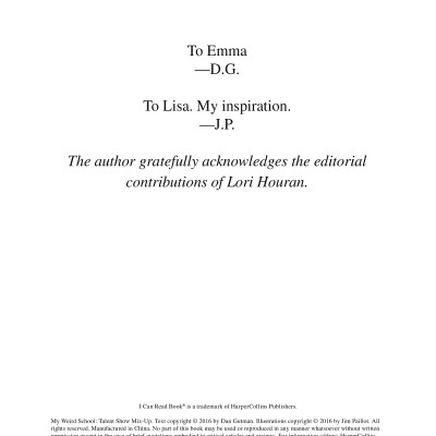 Sách ngoại văn: My Weird School - Talent Show Mix-Up