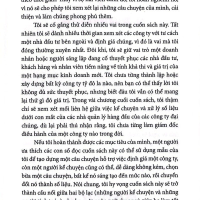 Chuyện Kể Và Số Liệu - Sự Kết Hợp Bất Bại Làm Tăng Giá Trị Doanh Nghiệp