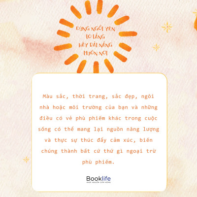 Sách - Đừng ngồi yên lo lắng, hãy rải nắng muôn nơi - Booklife