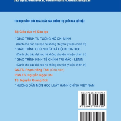 Hướng dẫn môn học Luật tố tụng hành chính - bản in 2024