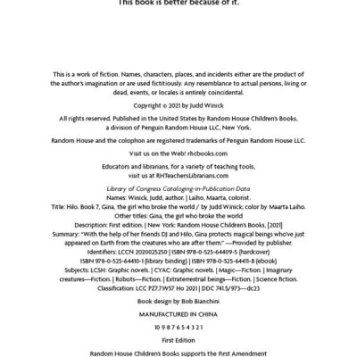 Hilo Book 7: Gina: The Girl Who Broke The World