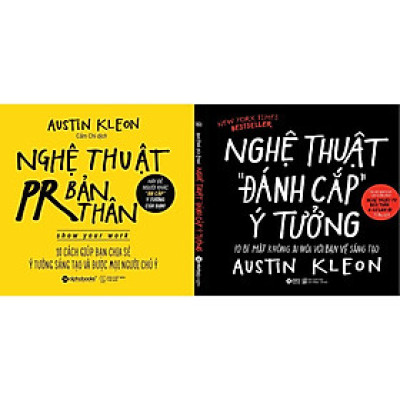 Combo 3 cuốn: Nghệ Thuật PR Bản Thân + Nghệ Thuật Đánh Cắp Ý Tưởng + Cứ Làm Đi - Bản Quyền
