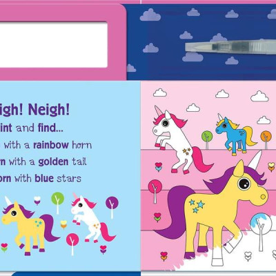 Search And Find Unicorns (Water Painting Search And Find)