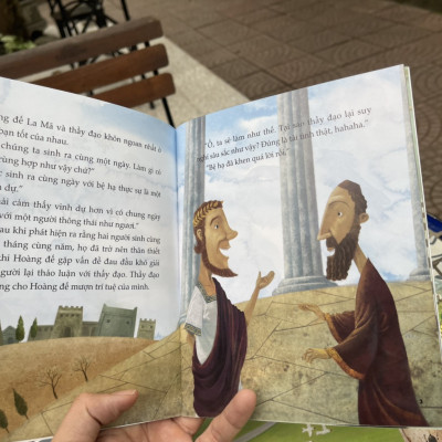 (Nhật ký nuôi dạy tâm hồn từ Kinh cổ Do Thái) HOÀNG ĐẾ LA MÃ VÀ THẦY ĐẠO (Tin tưởng) - Kyowon – Lã Thị Hà Thu dịch – Bizbooks – NXB Hồng Đức (Bìa mềm)