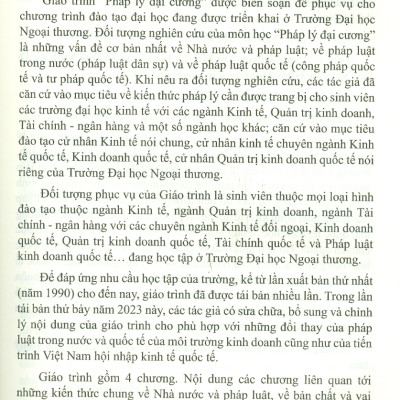 Giáo trình Pháp lý đại cương
